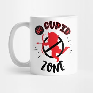 No Cupid Zone Mug